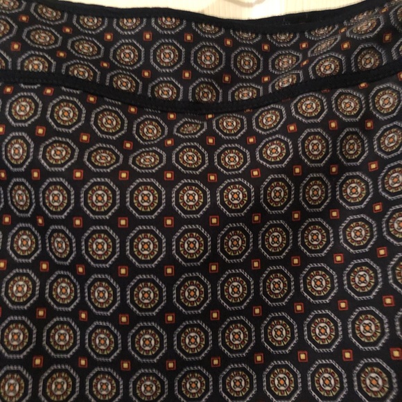 Navy patterned skort - Picture 2 of 8